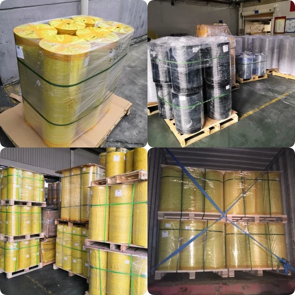 PET Sheet in roll packing and shipment PET Sheet in roll packing and shipment